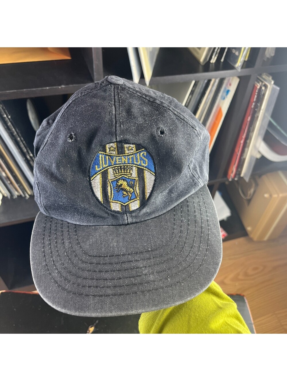 Vintage 90s Juventus Sun Faded Snapback Hat Football